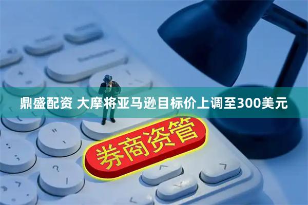 鼎盛配资 大摩将亚马逊目标价上调至300美元