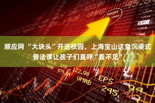 顺应网 “大块头”开进校园，上海宝山这堂沉浸式普法课让孩子们直呼“看不见”